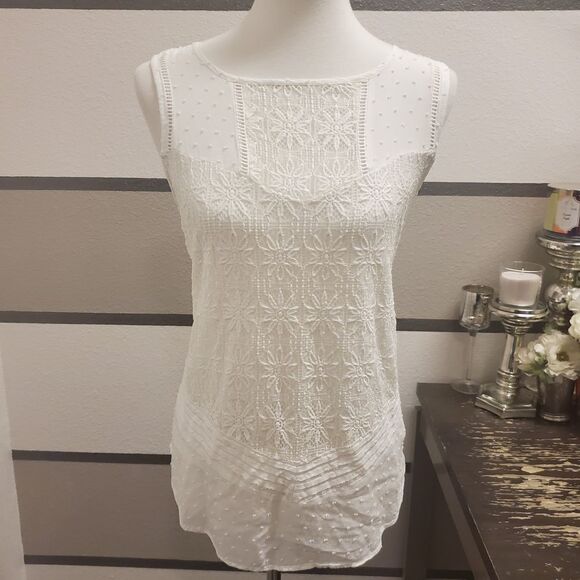 Lee Lace Tank Top Sz L - Picture 1 of 6